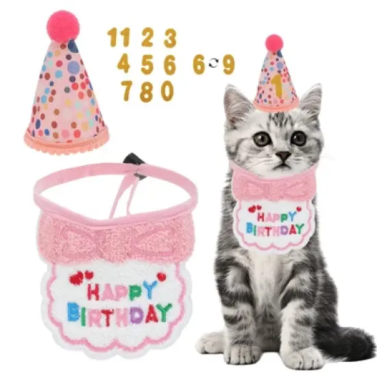 Unique Bargains Cat Birthday Decorations 1 Set image {6}