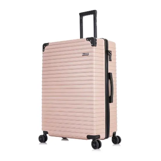 DUKAP Tour Lightweight Hardside Medium Checked Spinner Suitcase image {10}