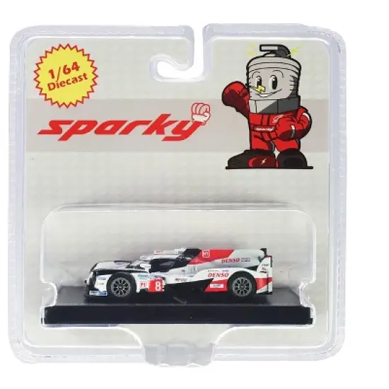 Toyota TS050 Hybrid #8 Toyota Gazoo Racing Winner 24 Hours of Le Mans (2019) 1/64 Diecast Model Car by Sparky image {2}