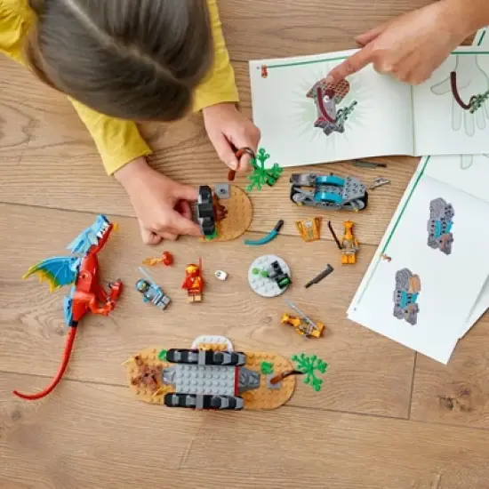 LEGO NINJAGO Ninja Dragon Temple Toy Motorbike Set 71759 image {4}