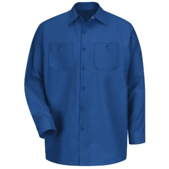 Red Kap&reg; Men's Long Sleeve Industrial Work Shirt image {5}