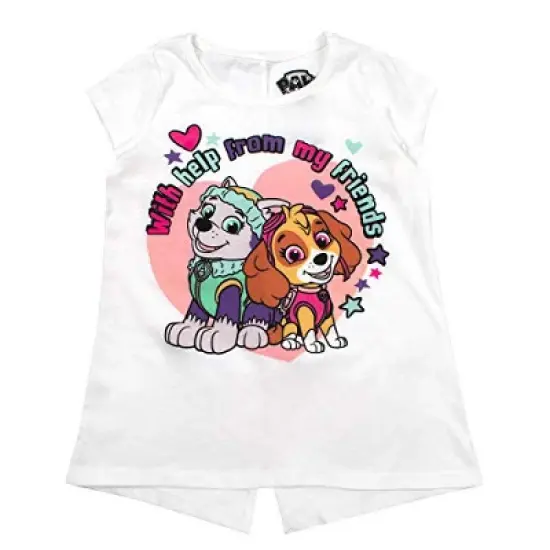 Nickelodeon Girl's 3-Pack Perfect Team Paw Patrol Short Sleeve Graphic Tee Assortment for kids image {2}