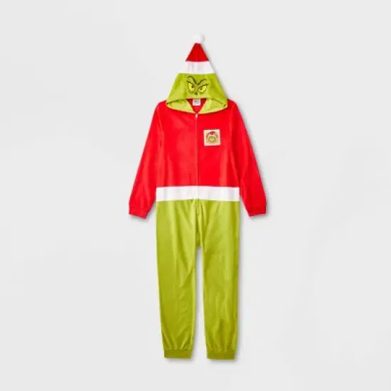 Boys' The Grinch Union Suit - Green image {3}