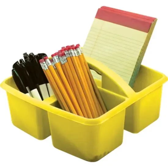 Teacher Created Resources&reg; Yellow Plastic Storage Caddy, Pack of 6 image {2}