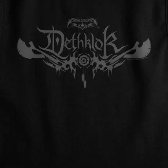 Women's Metalocalypse Dethklok Logo Sleeveless Crop Top Tank image {1}