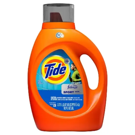 Tide Plus Febreze High Efficiency Liquid Laundry Detergent - Sport Active Fresh image {15}