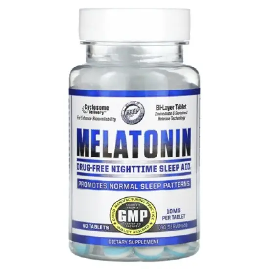 Hi Tech Pharmaceuticals Melatonin, 10 mg, 60 Tablets image {3}