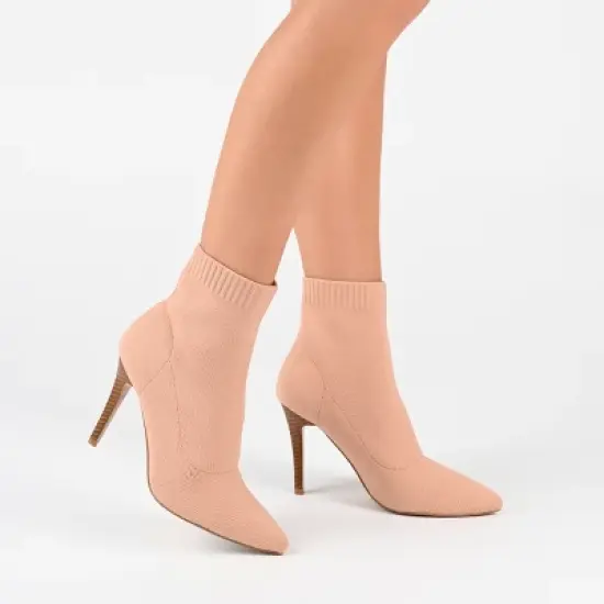 Journee Collection Womens Milyna Tru Comfort Foam Pull On Stiletto Booties image {8}