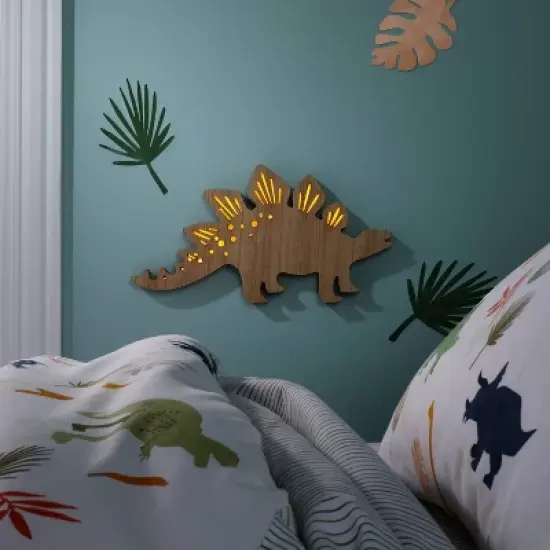 Dinosaur Wood Lit Kids' Wall Decor - Pillowfort&trade; image {2}