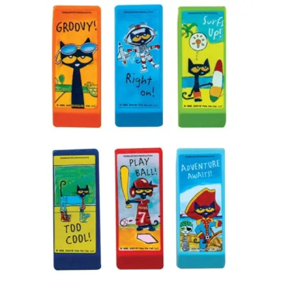 Geddes Pete the Cat Beveled Eraser - 24 per box image {2}
