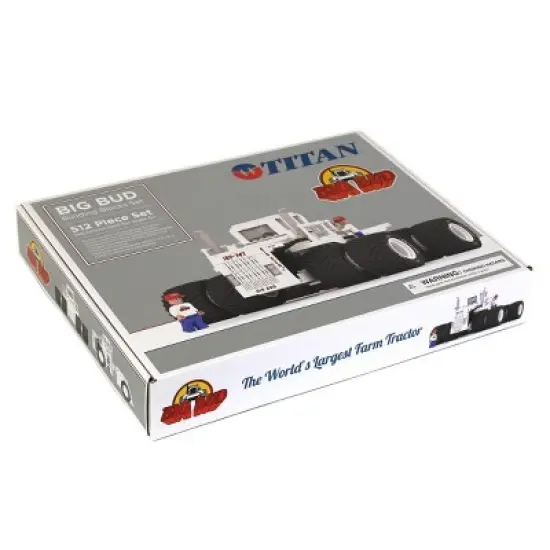 First Gear Big Bud 16V-747 Tractor 512-Piece Building Blocks Set 90-0573 image {5}