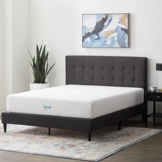 Lucid Comfort Collection Firm 10" Gel Memory Foam Mattress  image {1}