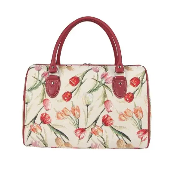 Signare USA Tulip White Travel Bag image {3}