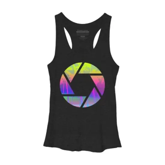 Women's Design By Humans Capture the Summer By clingcling Racerback Tank Top image {9}