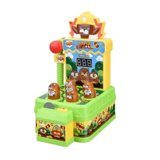 Link Ready! Set! Play! Link Arcade Whack A Mole Game With Hammer, Mini Electronic Pounding Toy For Toddlers image {1}