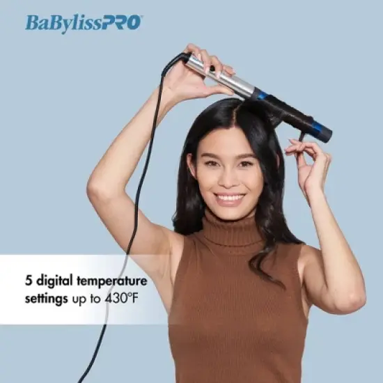 BaBylissPRO Nano Titanium Curling Wand - Blue - 1.25" image {4}