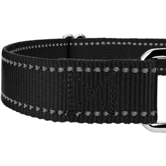 Country Brook Petz Reflective Nylon Martingale Dog Collar image {3}