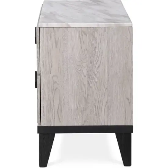 Micah 2 Drawer Nightstand - Adore Decor image {5}