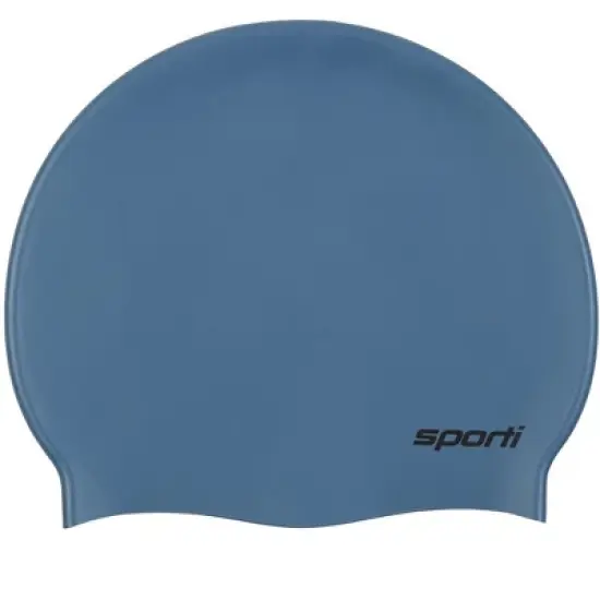 Sporti Solid Metallic Silicone Swim Cap image {9}