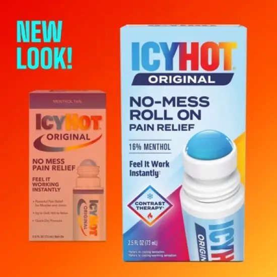 Icy Hot Pain Relief Balm with No Mess Applicator - 2.5 fl oz image {2}