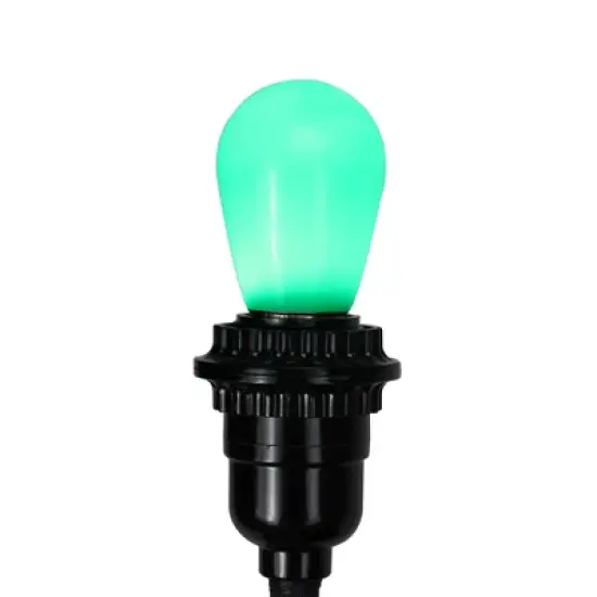 Northlight Pack of 25 Opaque LED S14 Multi-Color Christmas Replacement Bulbs image {2}