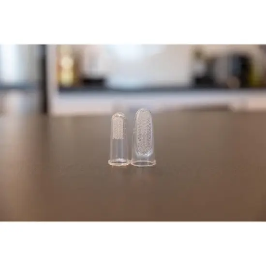 Haakaa Silicone Finger Toothbrush Set 2pcs image {8}