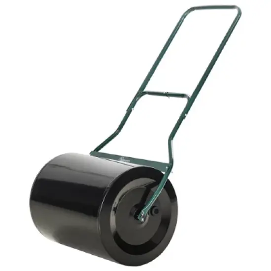 Outsunny 20-Inch Push/Tow Behind Lawn Roller Filled with 16 Gal Water or Sand, Perfect for Flattening Sod in the Garden image {3}