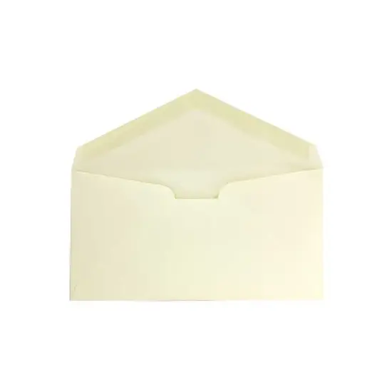 JAM Paper Monarch Open End Invitation Envelope 3 7/8" x 7 1/2" Ivory 500/Pack (3197718H) image {1}