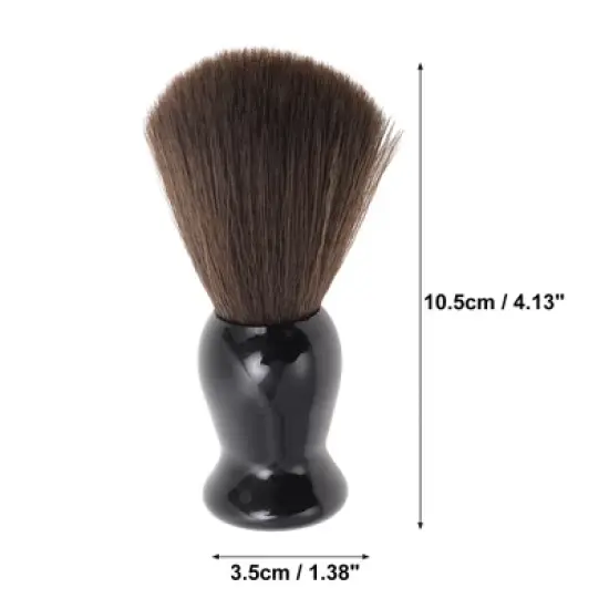 Unique Bargains Reusable Shaving Brush 4.13"x1.38" Black 1 Pc image {1}