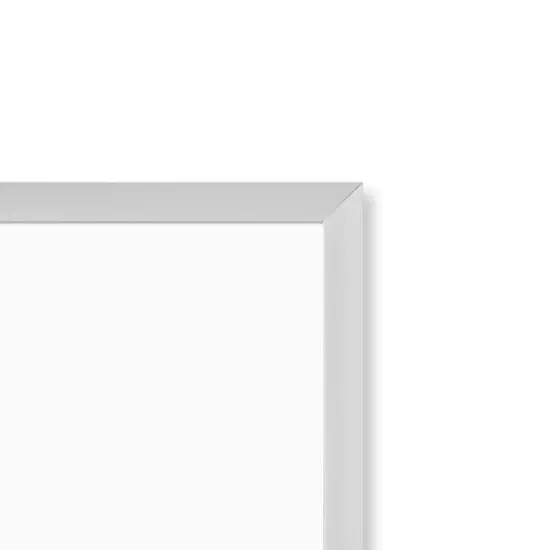 U Brands 36" Melamine Dry Erase Board Silver Aluminum Frame image {2}