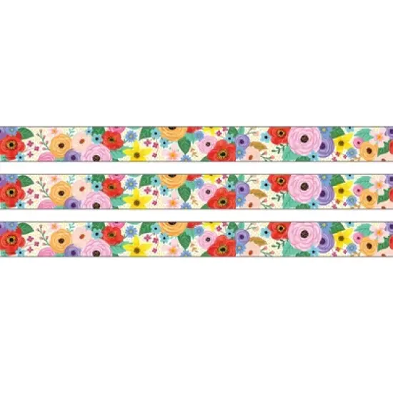 Teacher Created Resources&reg; Wildflowers Straight Rolled Border Trim, 50 Feet, 3 Rolls image {4}