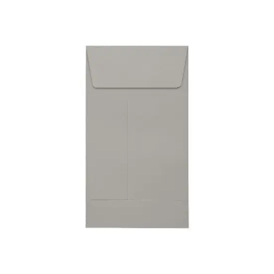 JAM Paper Self Seal #5 1/2 Coin Envelopes 3 1/8" x 5 1/2" Pastel Gray 50/Pack (512CO-28GK-50) image {1}