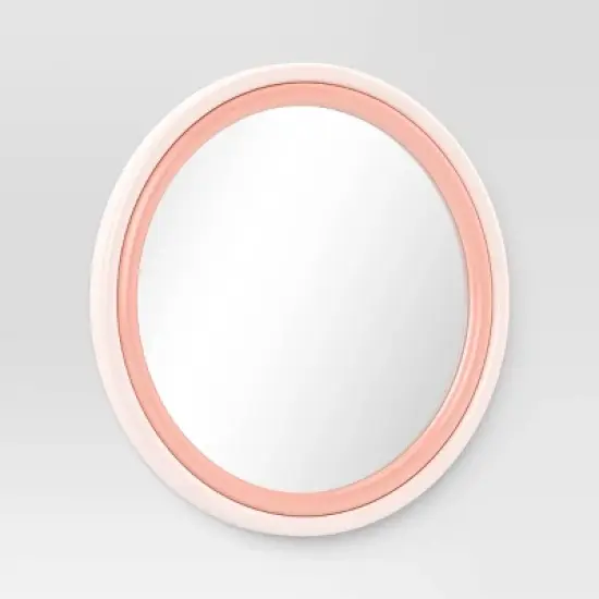 Two Tone Layered Circle Kids' Mirror Pink - Pillowfort&trade; image {2}