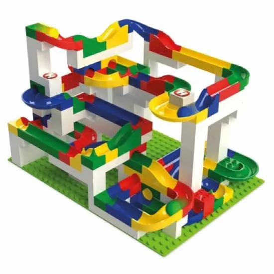 Hubelino Marble Run - 200-Piece Big Building Box image {1}