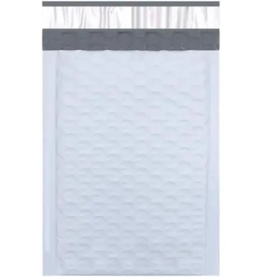 Link Size #000 4"x8" Poly Bubble Mailer Self-Sealing Waterproof Shipping Envelopes Pack Of 10/25/50/100/500 image {1}