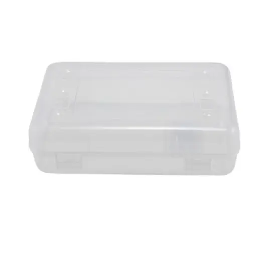Advantus&reg; Pencil Box Clear, Pack of 6 image {2}
