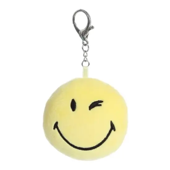 Aurora Mini Wink Clip-On SMILEYWORLD Vibrant Stuffed Animal Yellow 3.5" image {4}