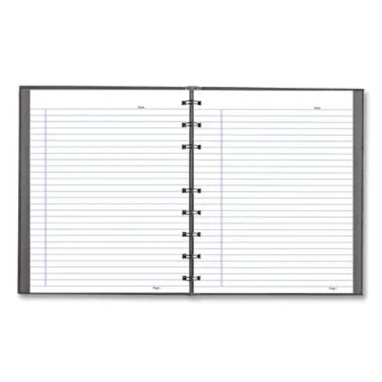 Blueline NotePro Notebook, 1-Subject, Medium/College Rule, Cool Gray Cover, (75) 9.25 x 7.25 Sheets image {1}