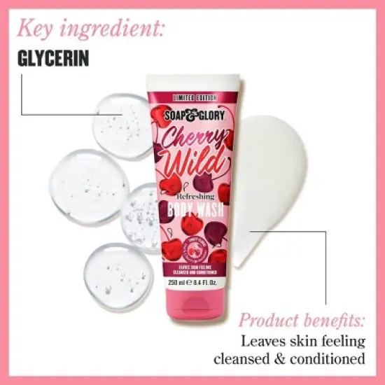 Soap & Glory Cherry Body Wash - 8.4 fl oz image {2}