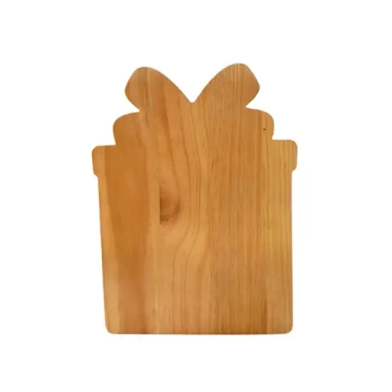 Slickblue Festive Gift Box Wood Board 11.25"x15" - Perfect for Celebrations & Holiday Entertaining image {3}