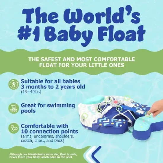 Mambobaby Innovative Explorer Baby Pool Float with Canopy image {1}