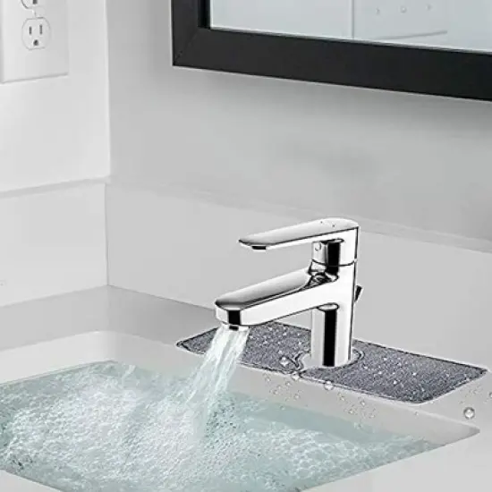 Sink Faucet Absorbent Mat,Ternal Sinkmat,Quick Dry Mat,Absorbent Microfiber Fabric image {1}