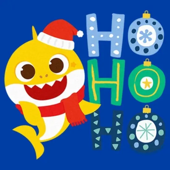 Toddler's Baby Shark Christmas Ho Ho Ho T-Shirt image {1}