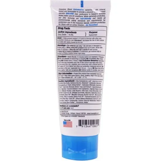 Hawaiian Blend Extreme Zinc Sunscreen - SPF 30 - 3 fl oz image {2}