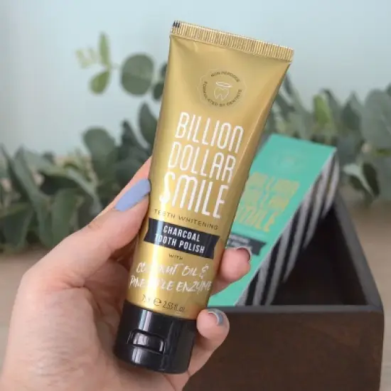 Billion Dollar Smile Charcoal Tooth Polish - 2.53 fl oz image {10}