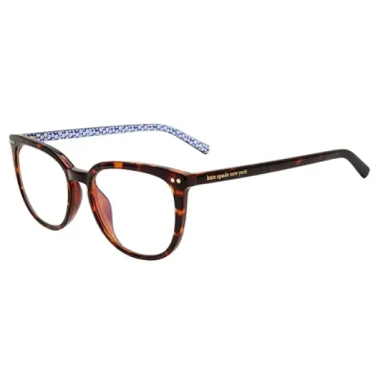 Kate Spade KS Albi 086 Womens Square Reading Glasses Dark Havana 52mm image {2}