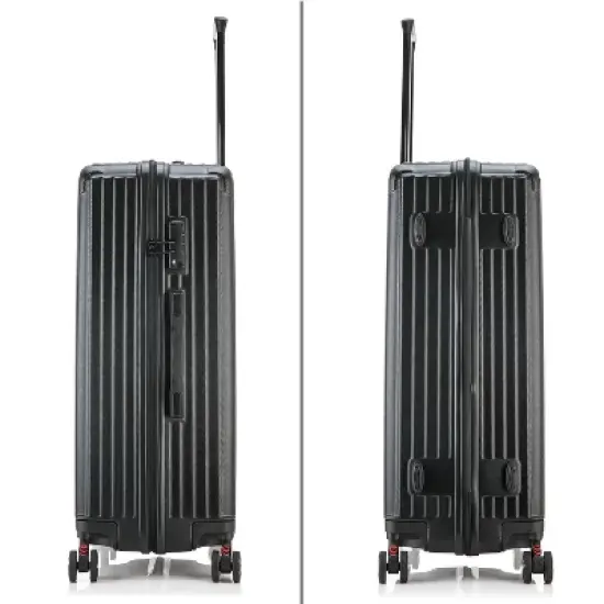 DUKAP STRATOS Lightweight Hardside Large Checked Spinner Suitcase image {2}