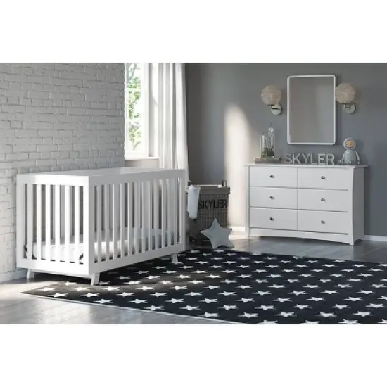 Storkcraft Crescent 6 Drawer Dresser image {5}