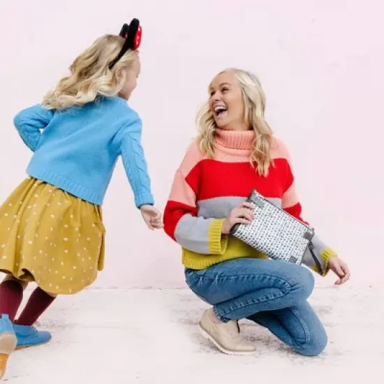 Petunia Pickle Bottom Nimble Clutch Diaper Changer in Love Mickey Mouse image {7}