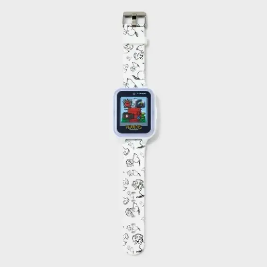 Kids' Snoopy Light Up Interactive Watch - White image {1}